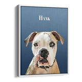 Personalized Pet Portrait Canvas - Gradient