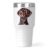 Personalized Dog Ringneck Travel Tumbler 30oz