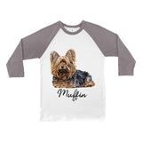 Personalized Pet 3/4 Sleeve Tee