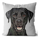 Personalized Pet Portrait Woven Pillow