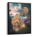 Personalized Framed Pet Superimposed Portrait Canvas