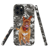 Personalized Pet iPhone Tough Case - Camouflage