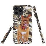 Personalized Dog iPhone Case - Camouflage