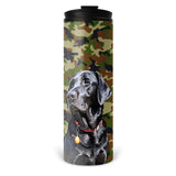 Personalized Pet Skinny Tumbler 16oz - Camouflage