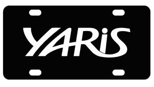 Toyota Yaris License Plate