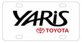 Toyota Yaris License Plate