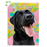 Personalized Pet Jigsaw Puzzle - Color Swirl