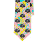 Personalized Pet Face Necktie - Color Swirl