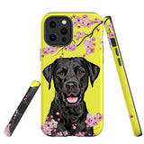 Personalized Pet iPhone Tough Case - Cherry Blossoms