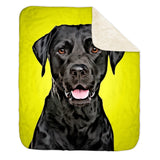 Personalized Pet Sherpa Blanket