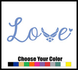 Air Force Love Decal