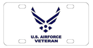 Air Force Veteran License Plate