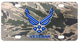 Air Force Veteran License Plate