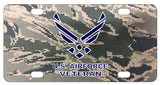 Air Force Veteran License Plate