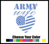 Army Wife Decal