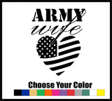 Army Wife Decal