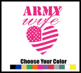 Army Wife Decal