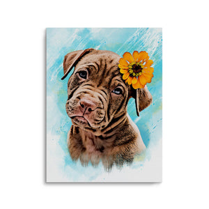 Personalized Pet Portrait Prints - Watercolor Illustration