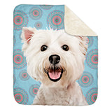 Personalized Pet Sherpa Blanket - Mandala