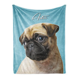 Personalized Pet Throw Blanket