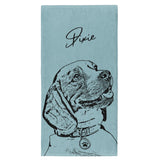 Personalized Pet Beach Towel - Minimalistic Style