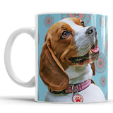 Personalized Dog Portrait Mug - Mandala