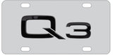 Audi Q3 License Plate