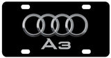 Audi A3 License Plate