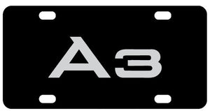 Audi A3 License Plate