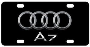 Audi A7 License Plate