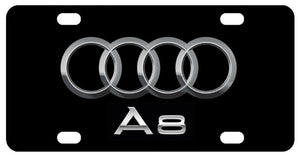 Audi A8 License Plate