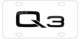 Audi Q3 License Plate