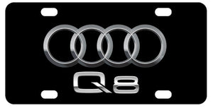 Audi Q8 License Plate