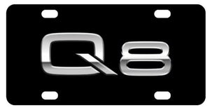 Audi Q8 License Plate