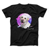 Personalized Pet T-Shirt - Watercolor Style