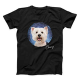 Personalized Pet T-Shirt - Watercolor Style