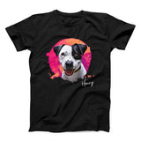 Personalized Pet T-Shirt - Watercolor Style