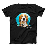 Personalized Pet T-Shirt - Watercolor Style