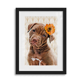 Personalized Pet Art Framed Gallery Print - Art Deco