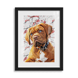 Personalized Pet Art Framed Gallery Print - Sakura