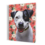 Personalized Framed Pet Portrait Canvas - Bloom