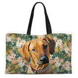 Personalized Pet Weekender Tote Bag - Bloom