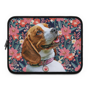 Personalized Pet Laptop Sleeve - Bloom