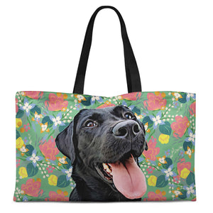 Personalized Pet Weekender Tote Bag - Bloom