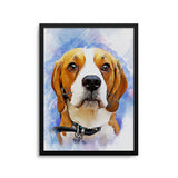 Personalized Pet Portrait Prints - Watercolor Illustration