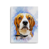 Personalized Pet Portrait Prints - Watercolor Illustration