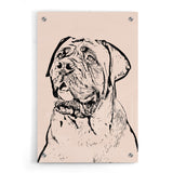 Personalized Acrylic Pet Portrait Prints - Minimalistic Style