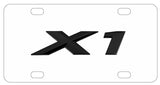 BMW X1 License Plate