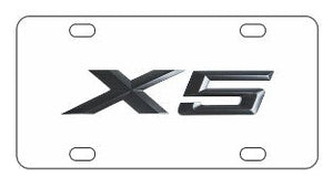 BMW X5 License Plate