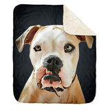 Personalized Pet Sherpa Blanket